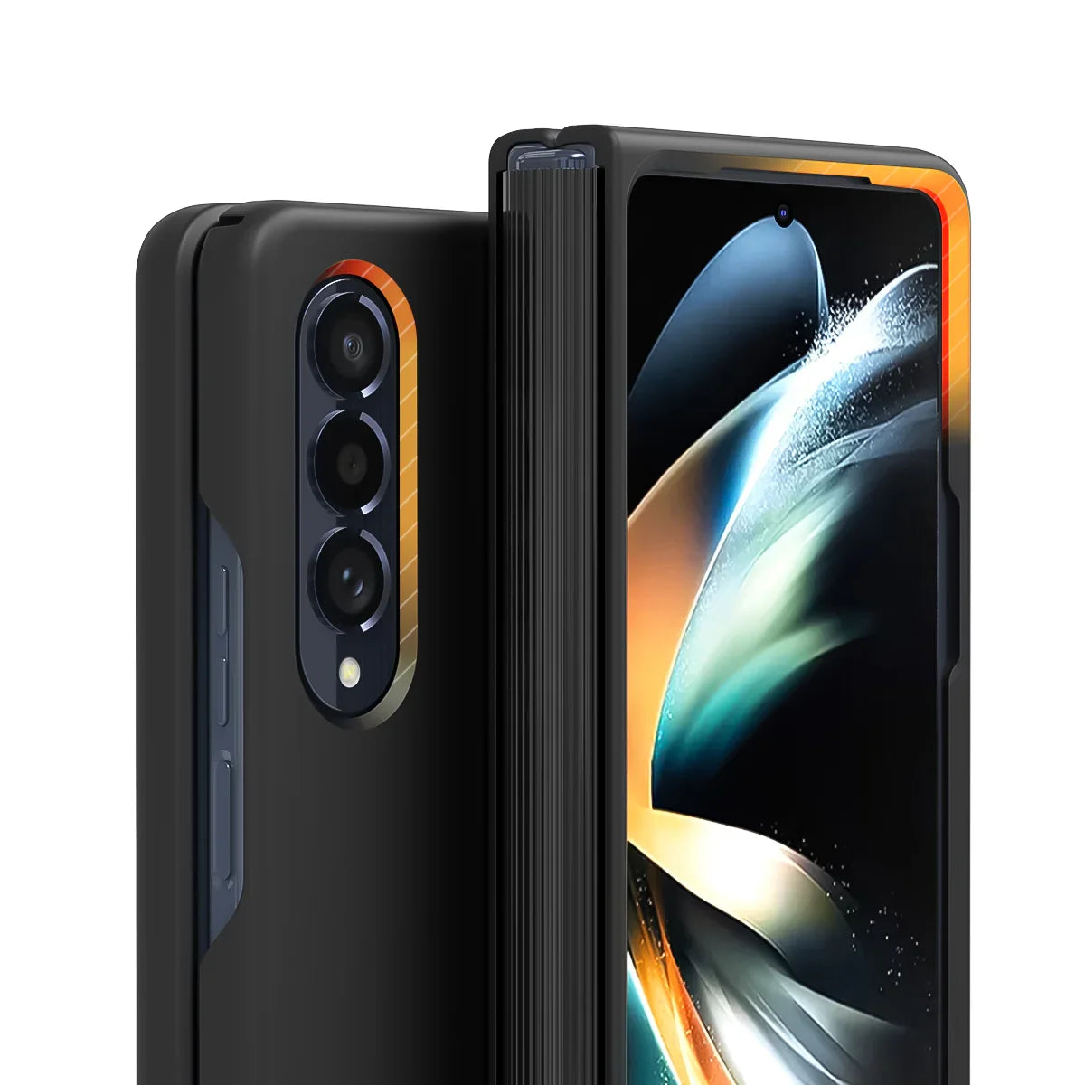 Araree Aeroflex Case For Z Fold 4 - Black - Tashqila Araree Aeroflex Case For Z Fold 4 - Black - Tashqila